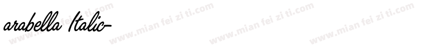 arabella Italic字体转换